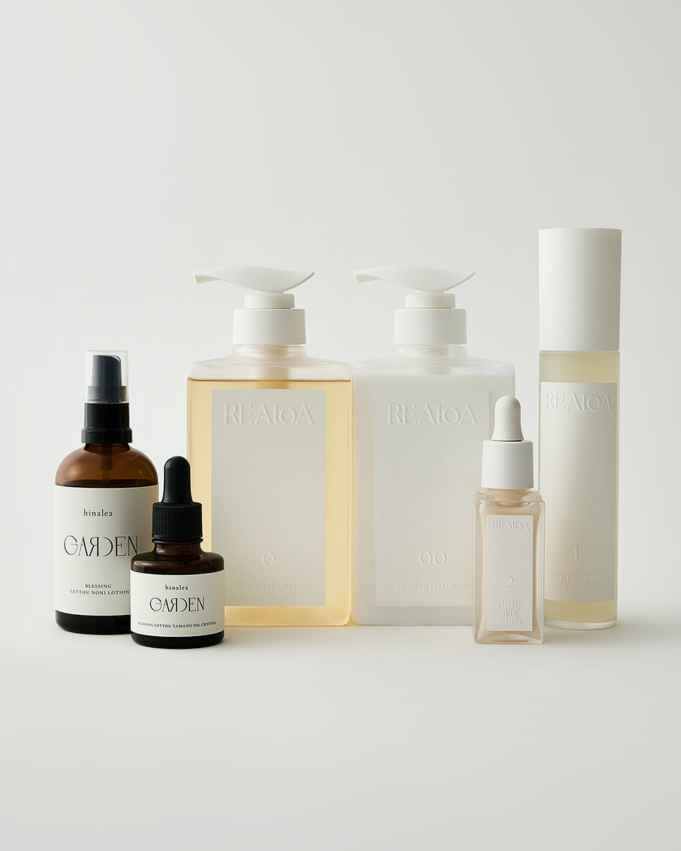 skin care（no.1&2）&hair care &garden series set