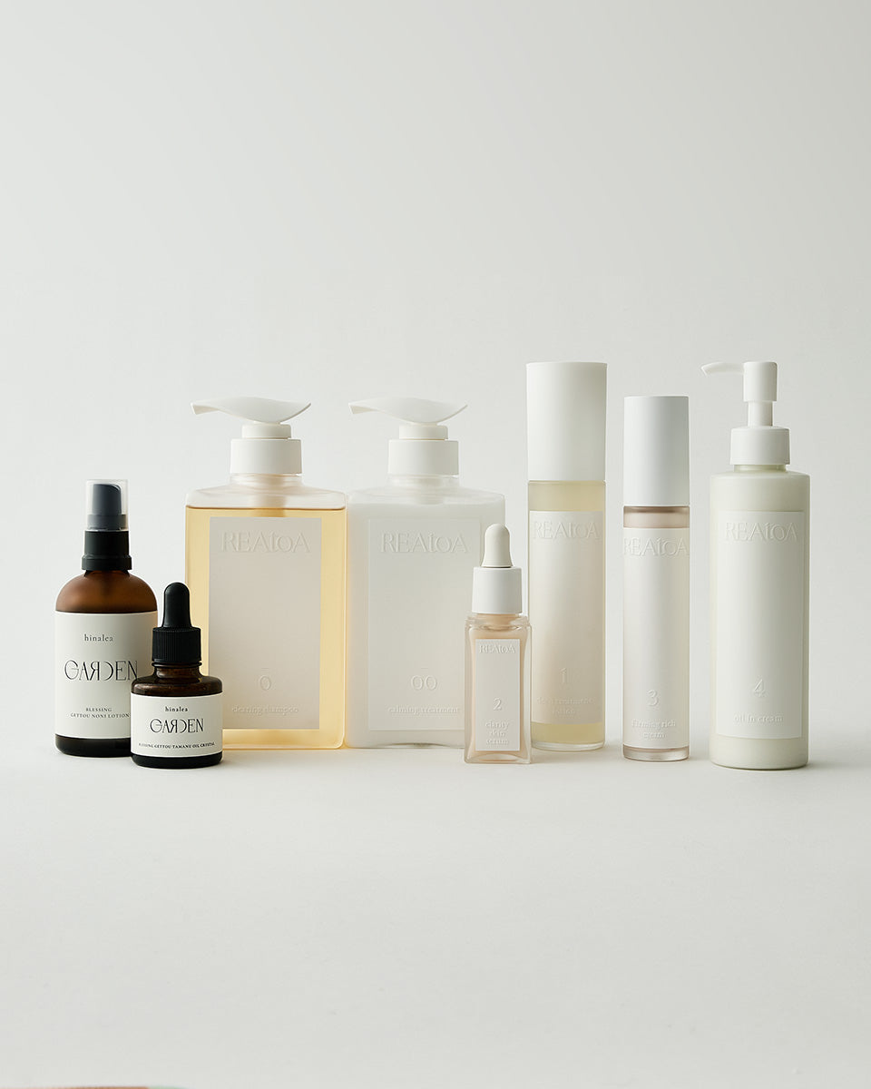 skin care（no.1&2&3&4）&hair care &garden series set